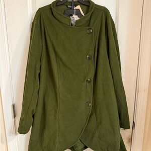 NWT Women's Olive Green Coat